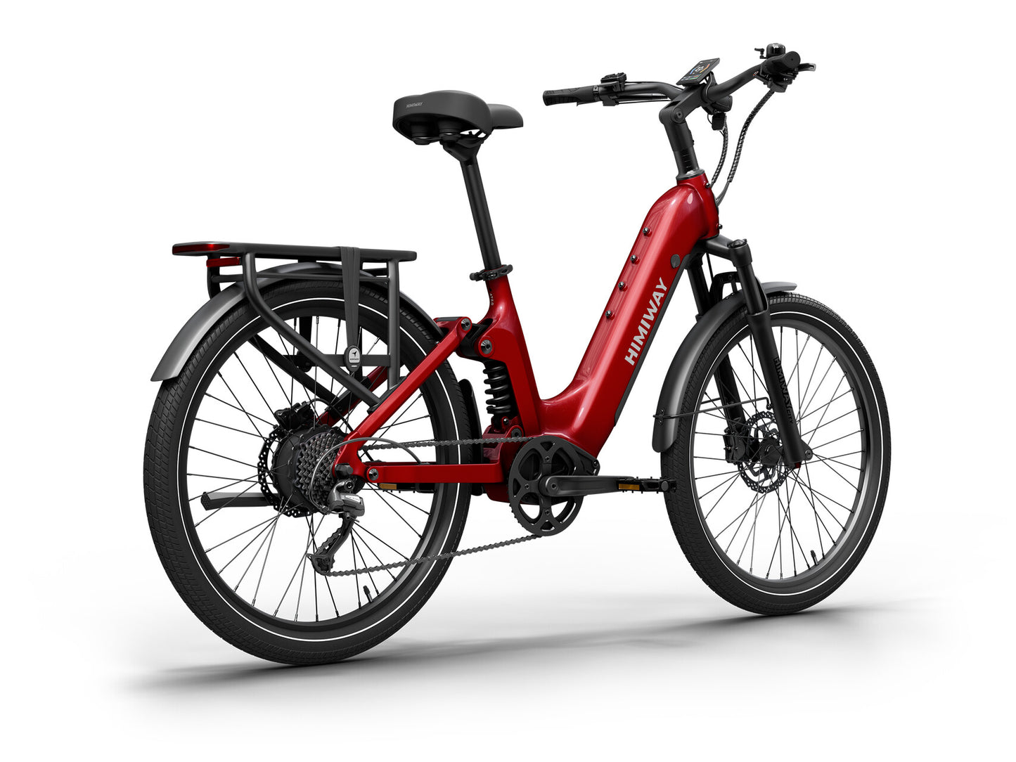 A7 2.0 - Full Suspension Commuter eBike ST Red