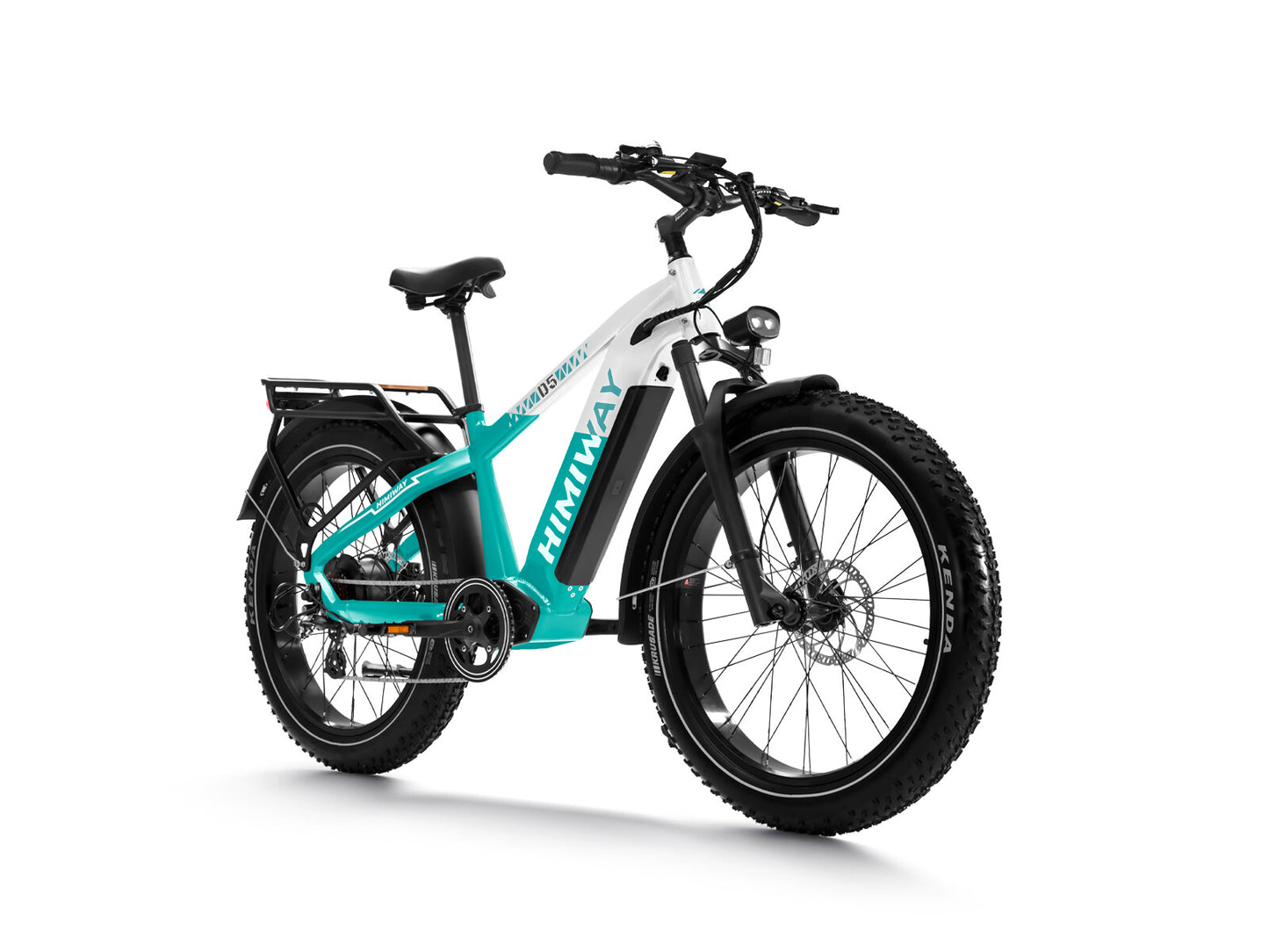 D5 ZEBRA All-terrain Electric Fat Bike-Ocean Blue White
