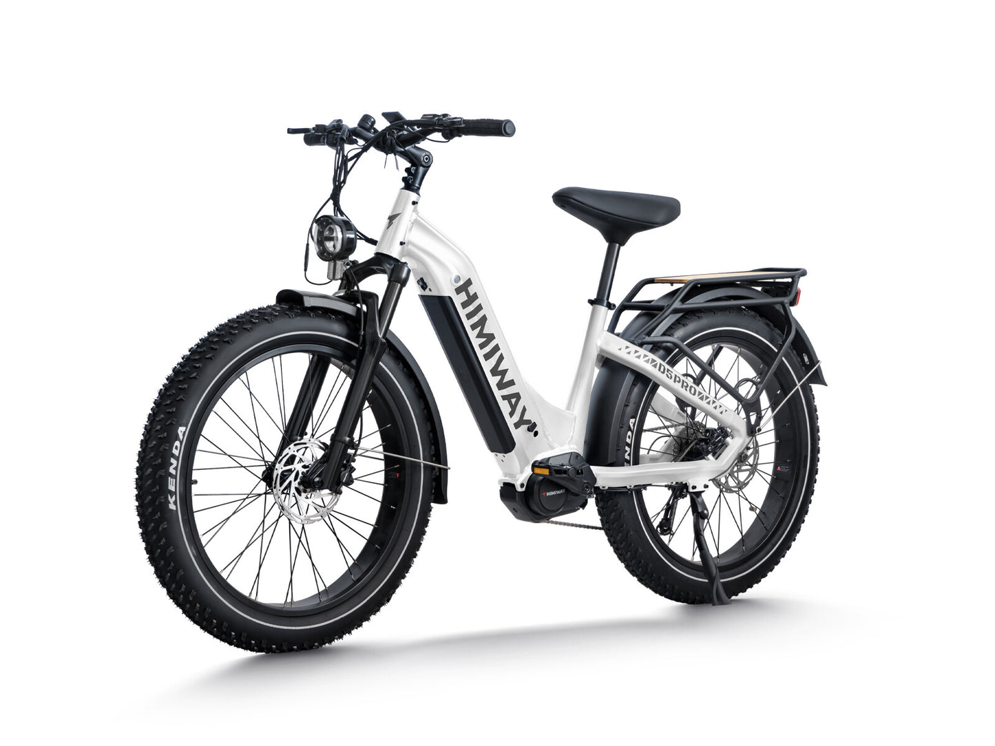 All- terrain Electric Fat Bike D5 PRO ST-White