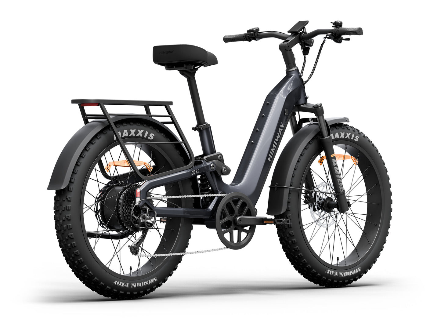 D52.0-Ful Suspension All- terrain Electric Fat Bike-Space Grey