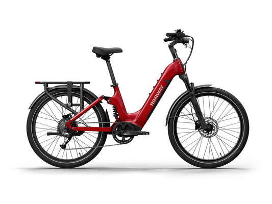 A7 2.0 - Full Suspension Commuter eBike ST Red