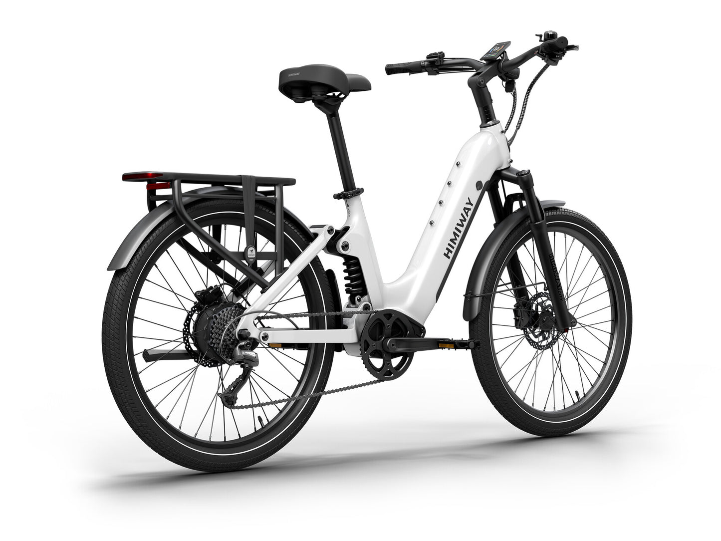 A7 2.0 - Full Suspension Commuter eBike ST White