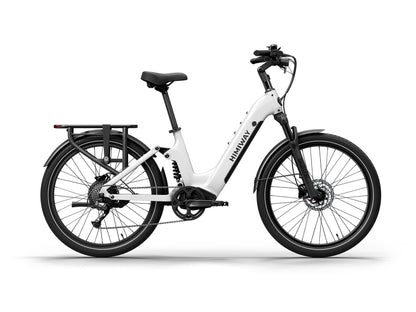 A7 2.0 - Full Suspension Commuter eBike ST White