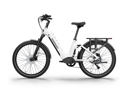 A7 2.0 - Full Suspension Commuter eBike ST White