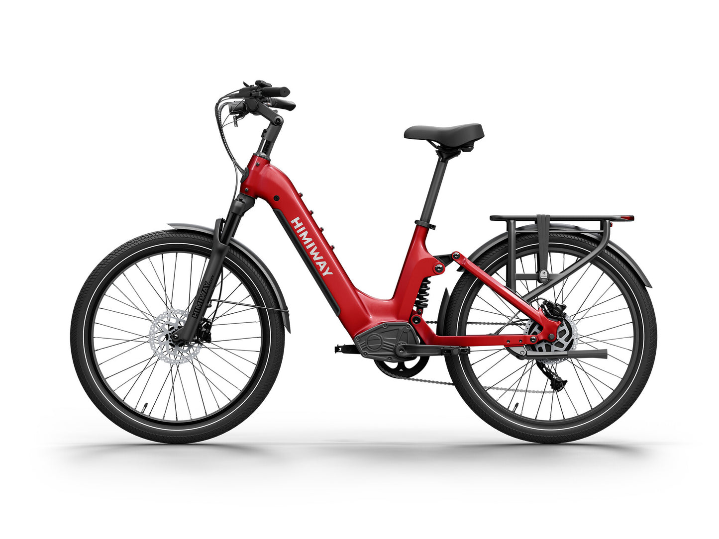 A7 2.0 - Full Suspension Commuter eBike ST Red