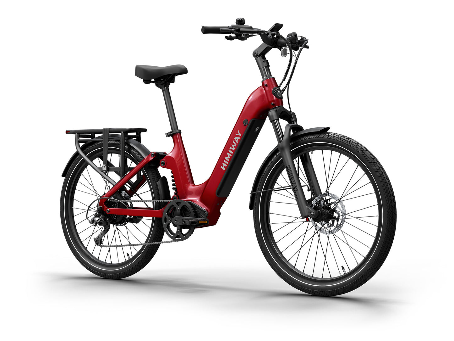A7 2.0 - Full Suspension Commuter eBike ST Red