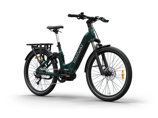 Urban Commuter eBike A7 PRO-Drakgreen