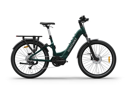 Urban Commuter eBike A7 PRO-Drakgreen