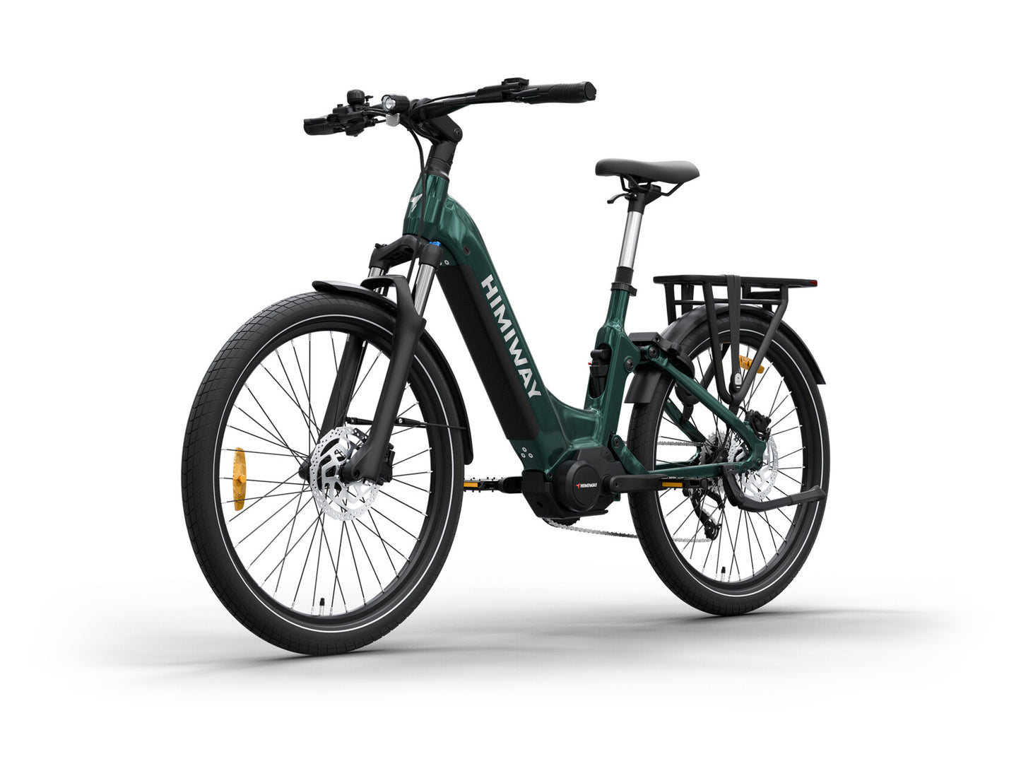 Urban Commuter eBike A7 PRO-Drakgreen