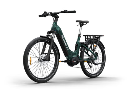 Urban Commuter eBike A7 PRO-Drakgreen