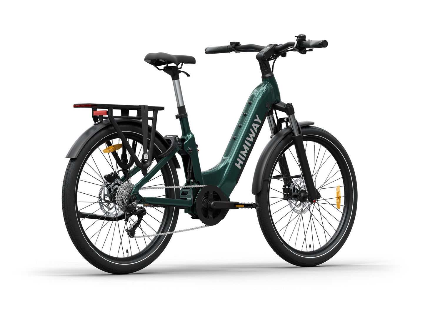 Urban Commuter eBike A7 PRO-Drakgreen