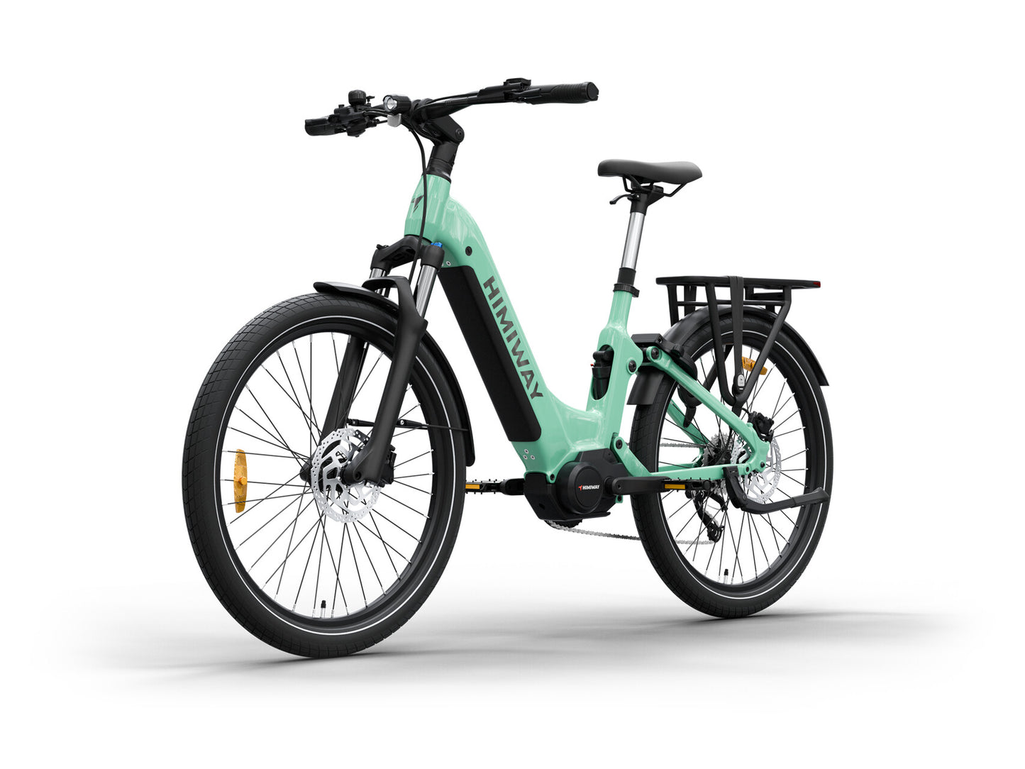Urban Commuter eBike A7 PRO-Green