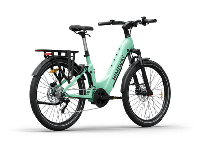 Urban Commuter eBike A7 PRO-Green