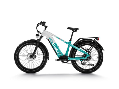 D5 ZEBRA All-terrain Electric Fat Bike-Ocean Blue White