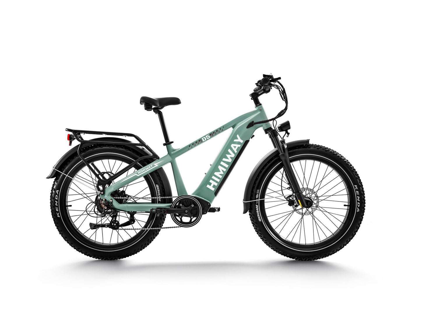 D5 ZEBRA All-terrain Electric Fat Bike-Green