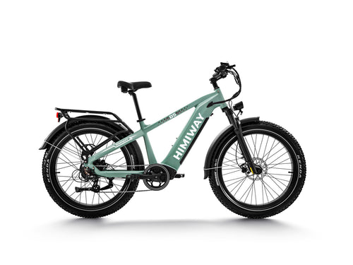 D5 ZEBRA All-terrain Electric Fat Bike-Green