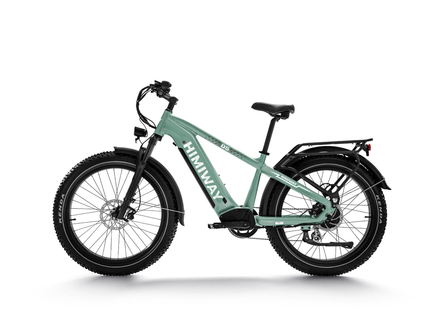D5 ZEBRA All-terrain Electric Fat Bike-Green