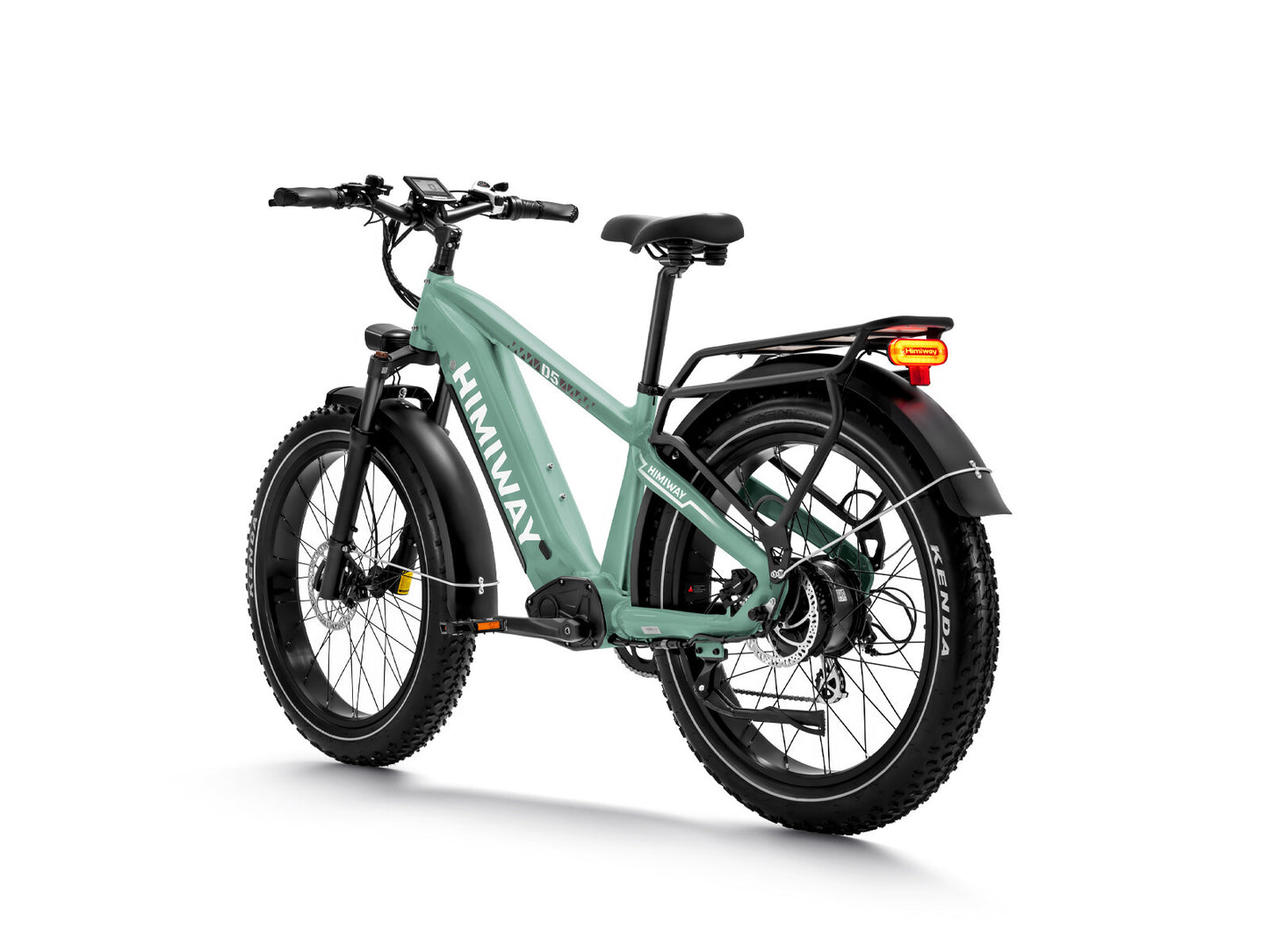 D5 ZEBRA All-terrain Electric Fat Bike-Green