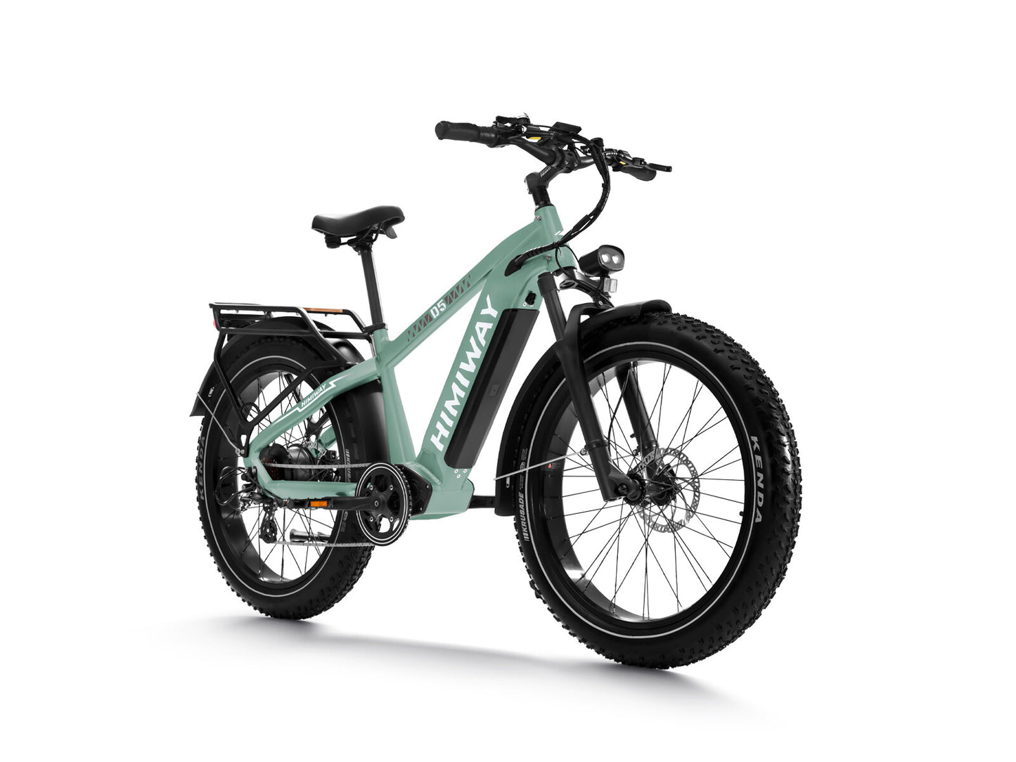 D5 ZEBRA All-terrain Electric Fat Bike-Green
