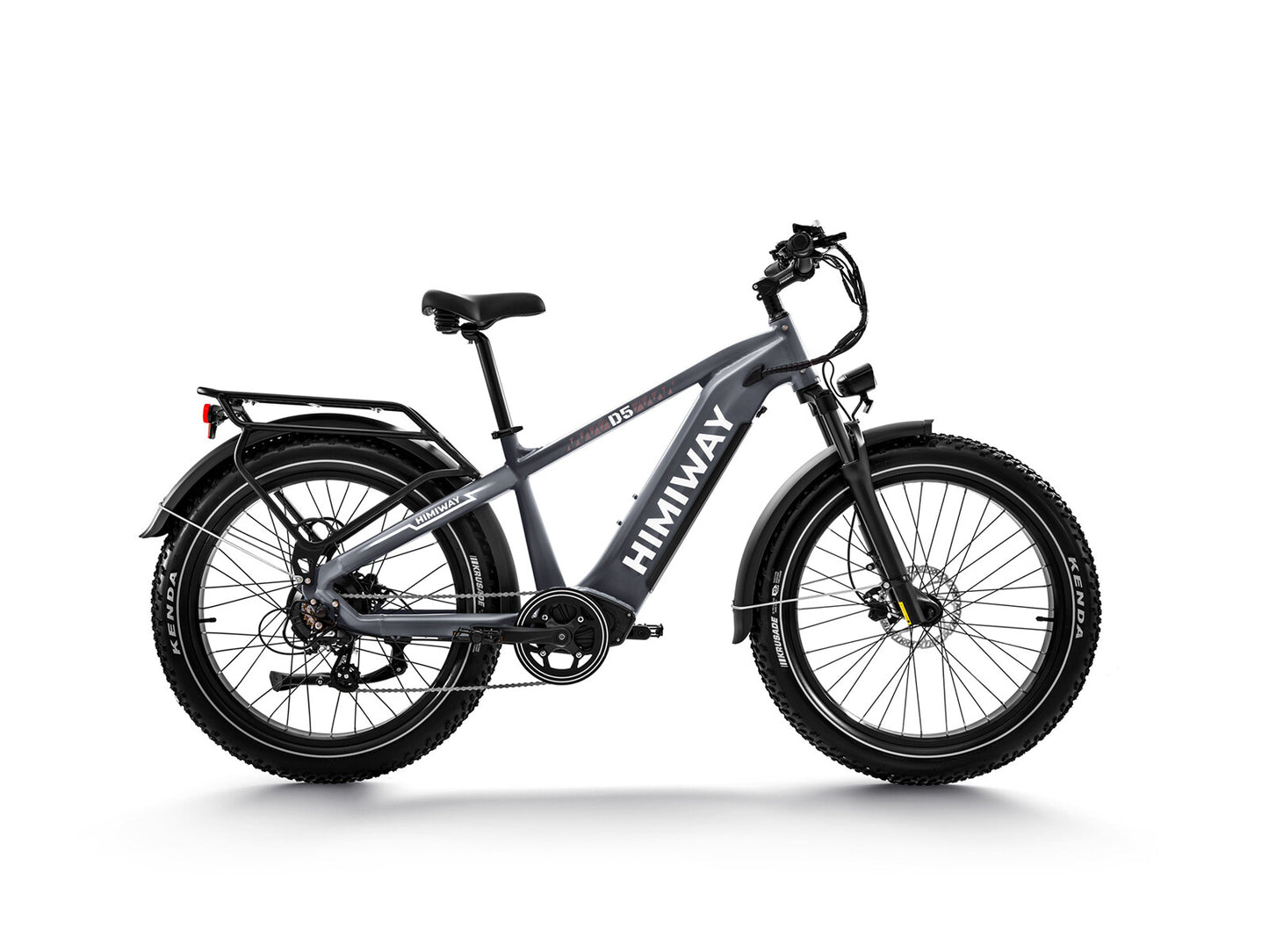 D5 ZEBRA All-terrain Electric Fat Bike-Grey