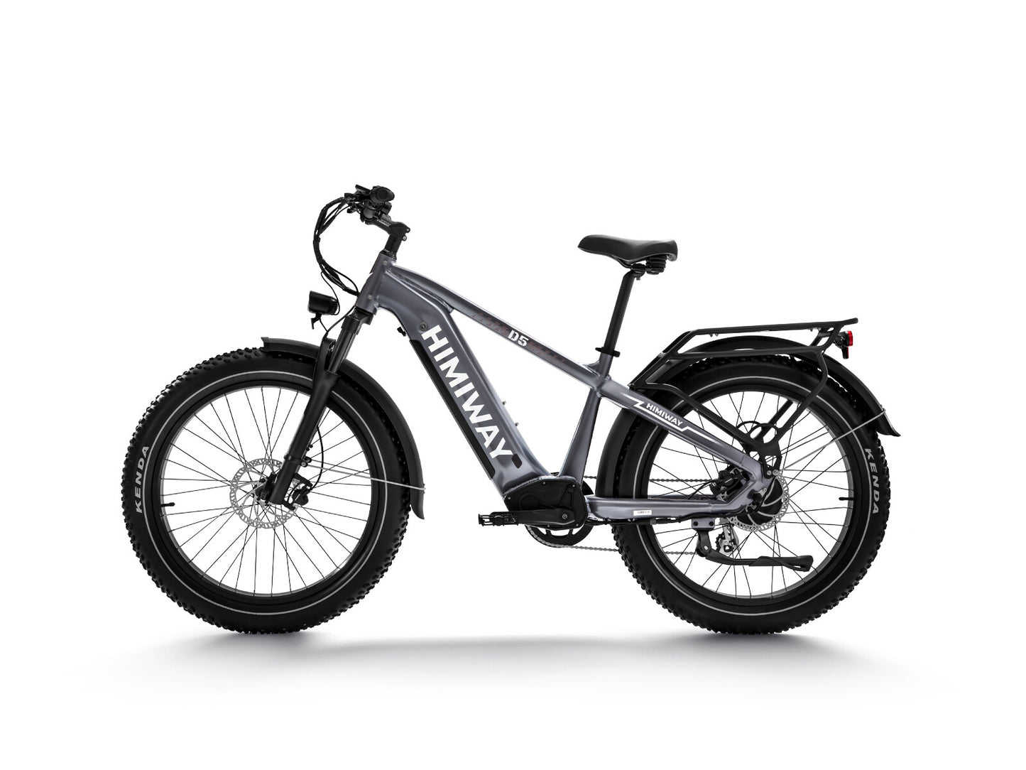 D5 ZEBRA All-terrain Electric Fat Bike-Grey