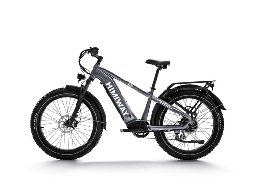 D5 ZEBRA All-terrain Electric Fat Bike-Grey