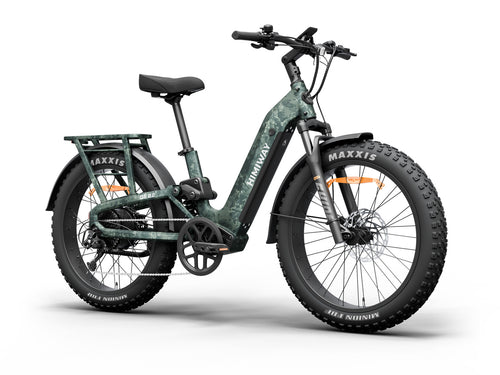 D52.0-Ful Suspension All- terrain Electric Fat Bike-Camo
