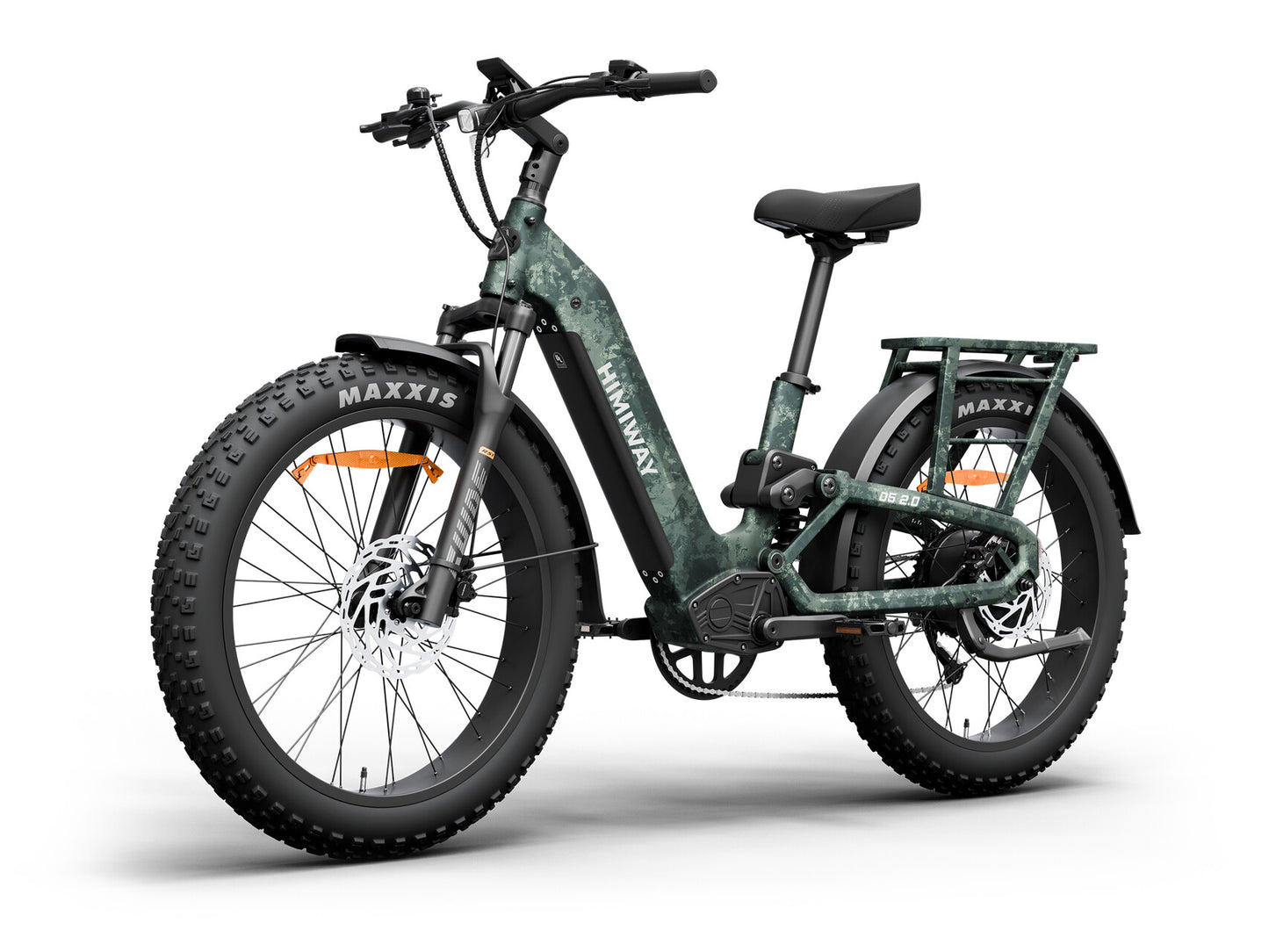 D52.0-Ful Suspension All- terrain Electric Fat Bike-Camo