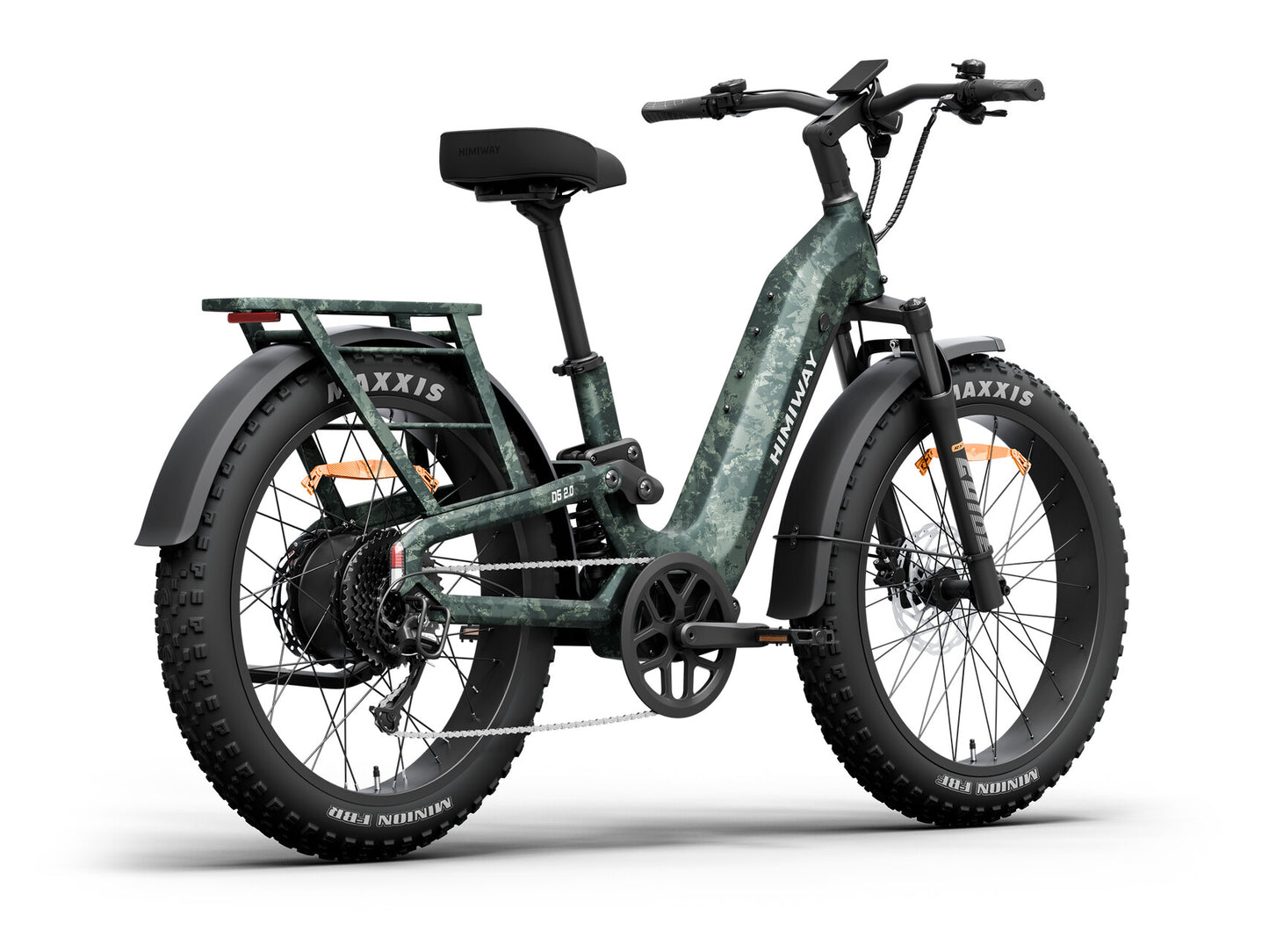 D52.0-Ful Suspension All- terrain Electric Fat Bike-Camo
