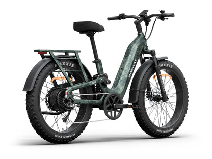 D52.0-Ful Suspension All- terrain Electric Fat Bike-Camo