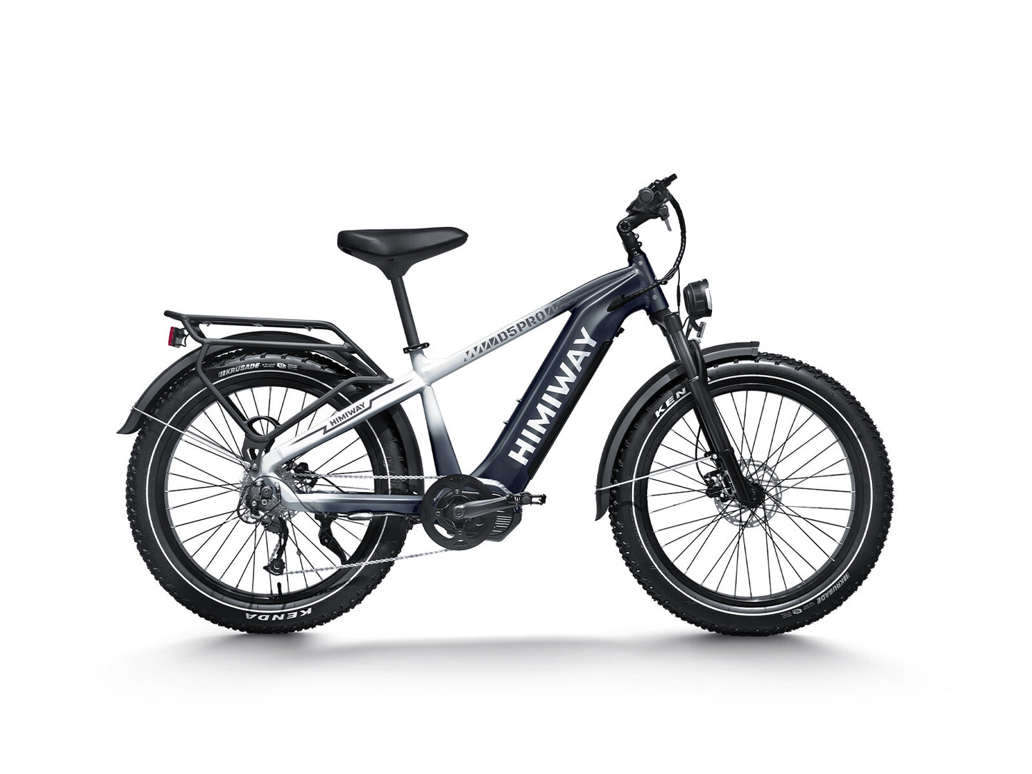 All- terrain Electric Fat Bike D5 PRO-Black White