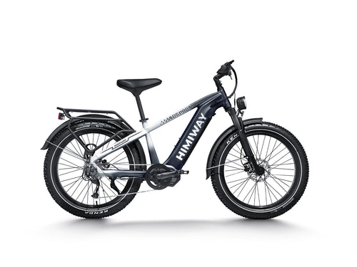 All- terrain Electric Fat Bike D5 PRO-Black White