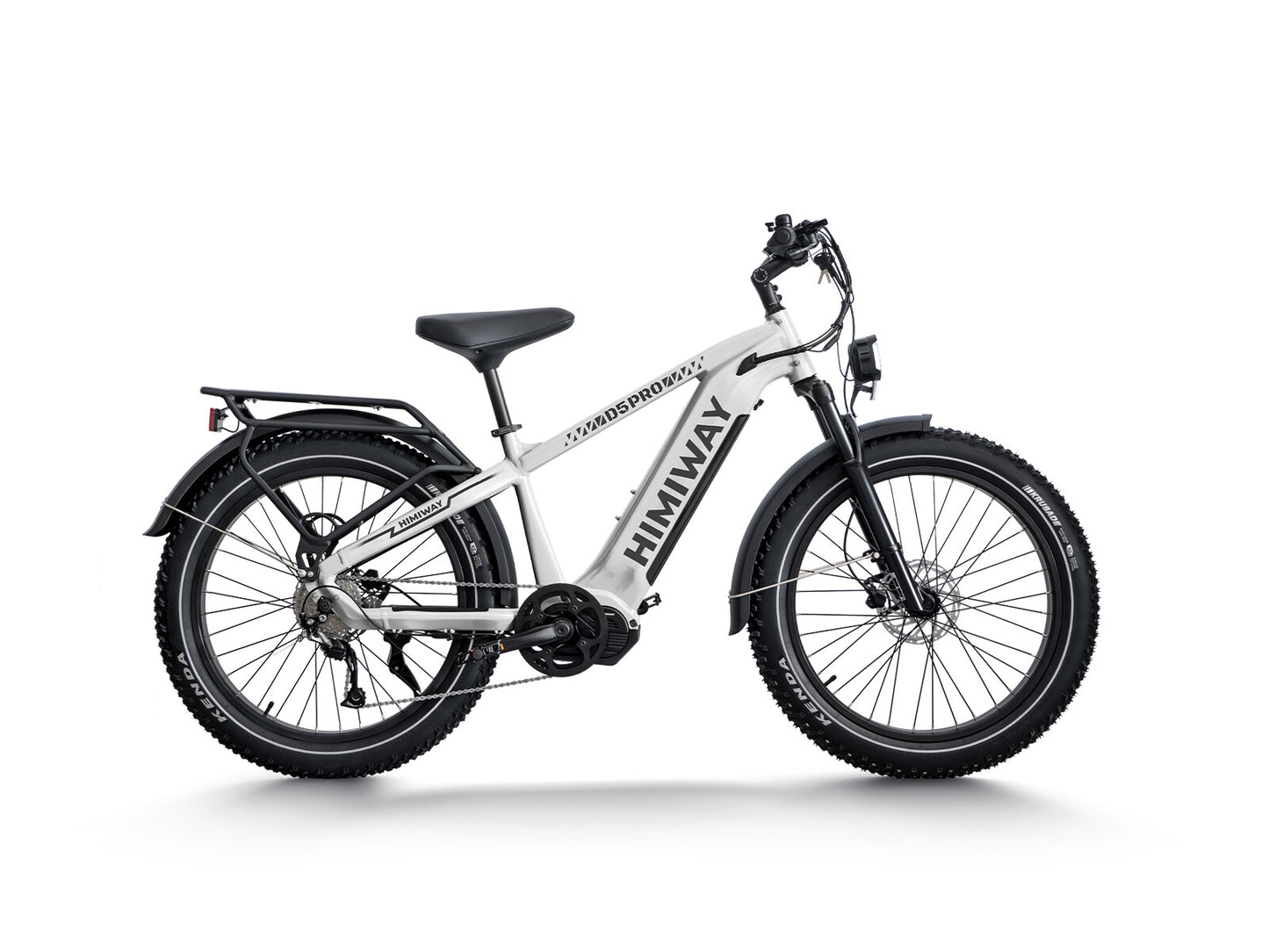 All- terrain Electric Fat Bike D5 PRO-White