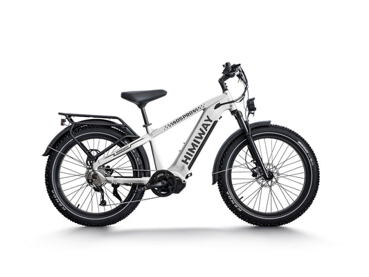 All- terrain Electric Fat Bike D5 PRO-White