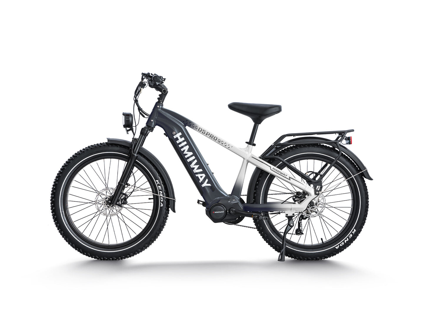All- terrain Electric Fat Bike D5 PRO-Black White