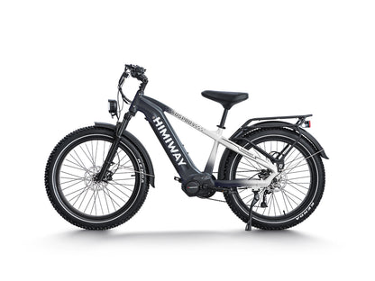 All- terrain Electric Fat Bike D5 PRO-Black White