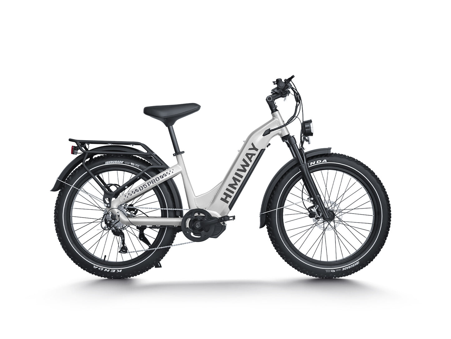 All- terrain Electric Fat Bike D5 PRO ST-White