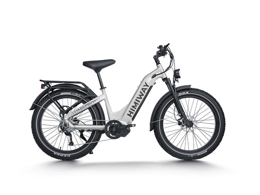 All- terrain Electric Fat Bike D5 PRO ST-White