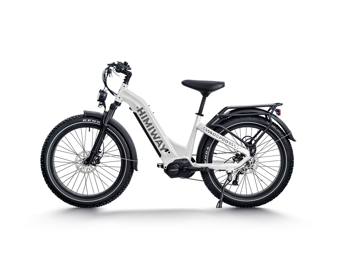 All- terrain Electric Fat Bike D5 PRO ST-White