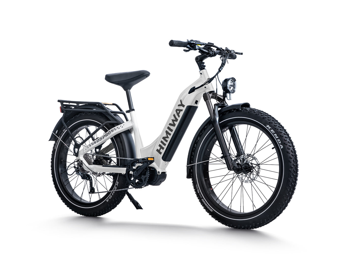 All- terrain Electric Fat Bike D5 PRO ST-White