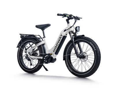 All- terrain Electric Fat Bike D5 PRO ST-White