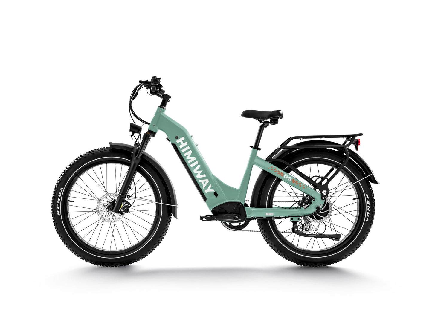 D5 ST Premium All-terrain Electric Fat Bike-Green