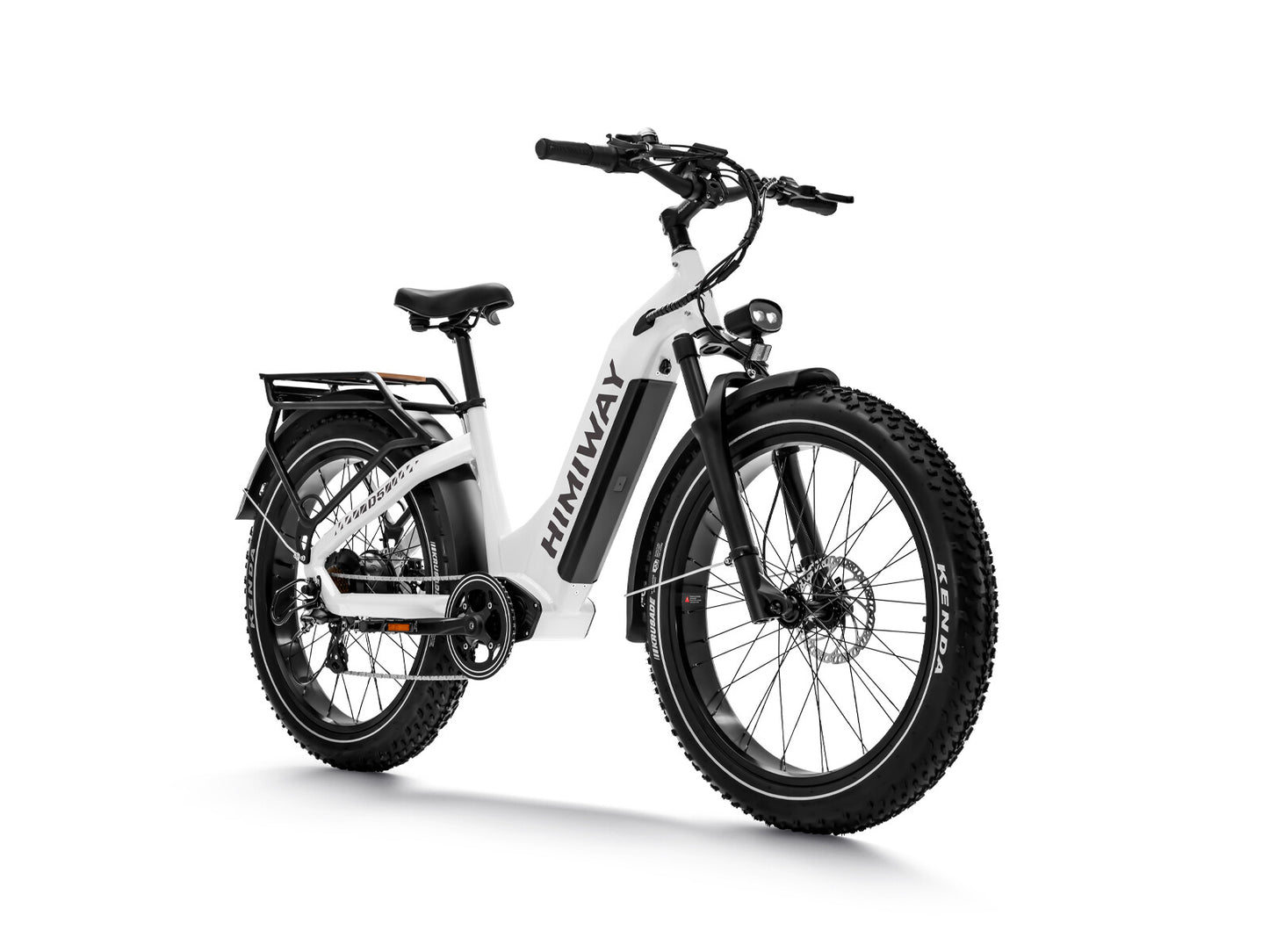D5 ST Premium All-terrain Electric Fat Bike-White