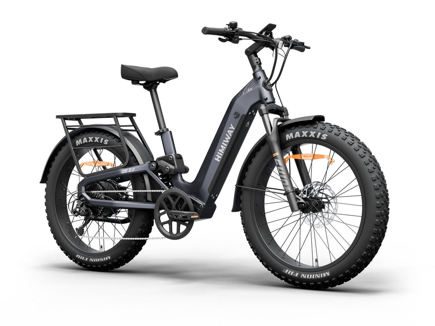 D52.0-Ful Suspension All- terrain Electric Fat Bike-Space Grey