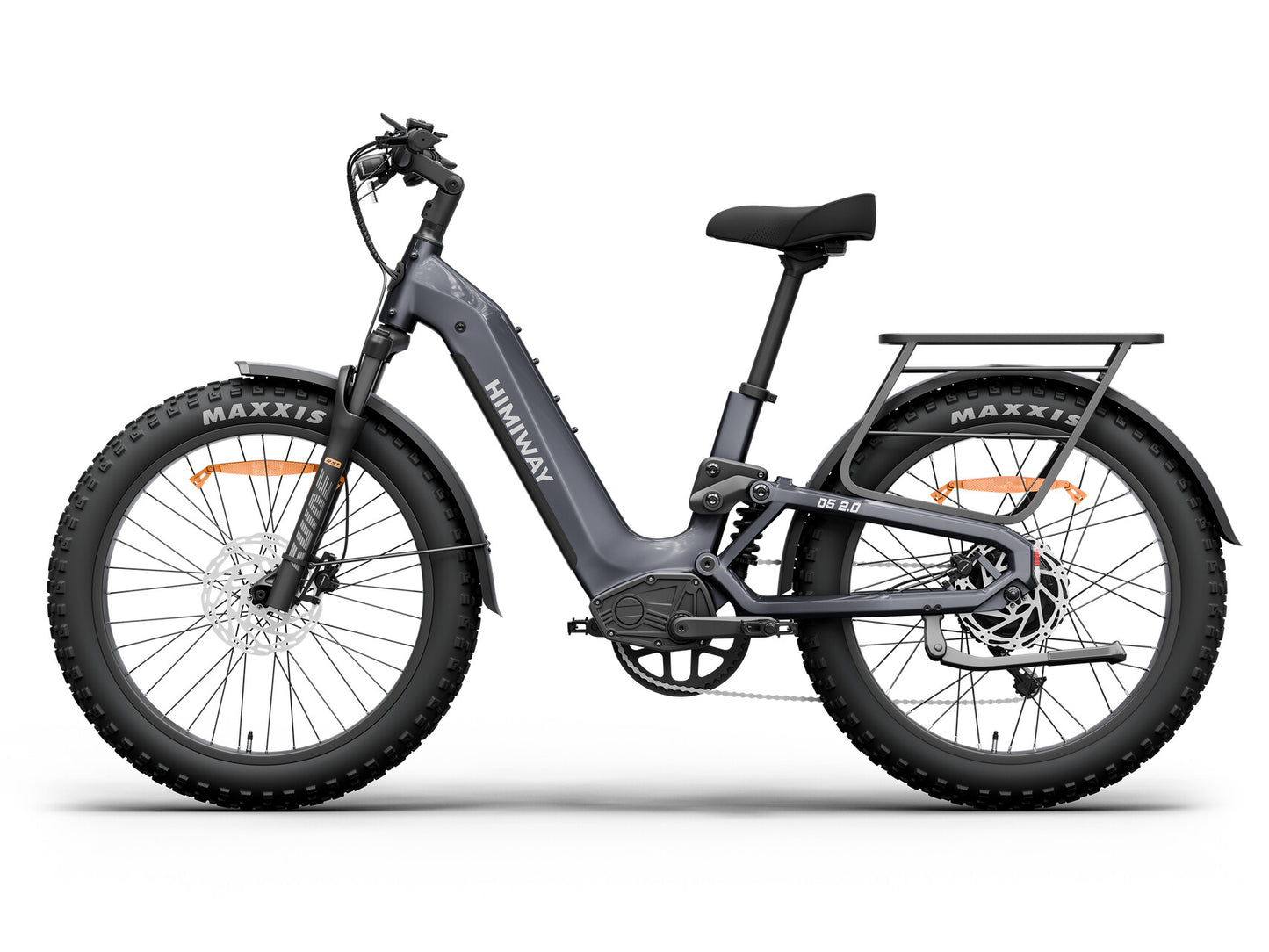 D52.0-Ful Suspension All- terrain Electric Fat Bike-Space Grey