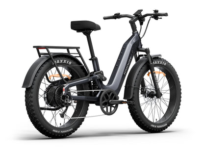 D52.0-Ful Suspension All- terrain Electric Fat Bike-Space Grey