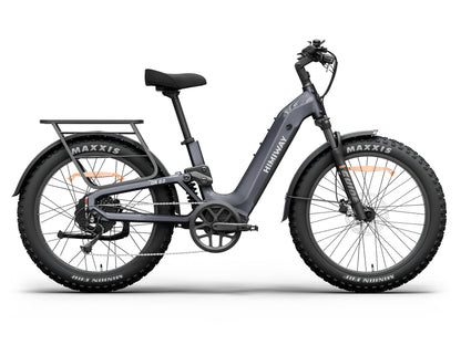 D52.0-Ful Suspension All- terrain Electric Fat Bike-Space Grey