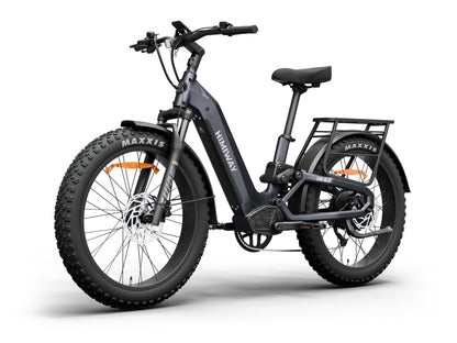 D52.0-Ful Suspension All- terrain Electric Fat Bike-Space Grey
