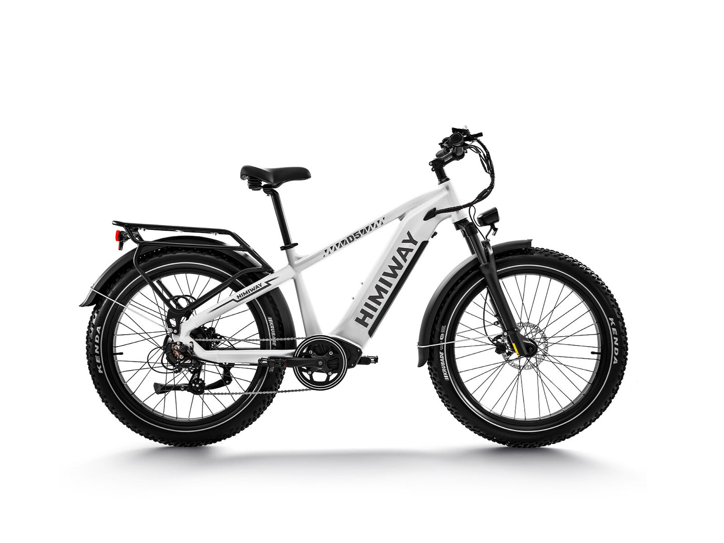 D5 ZEBRA All-terrain Electric Fat Bike-White
