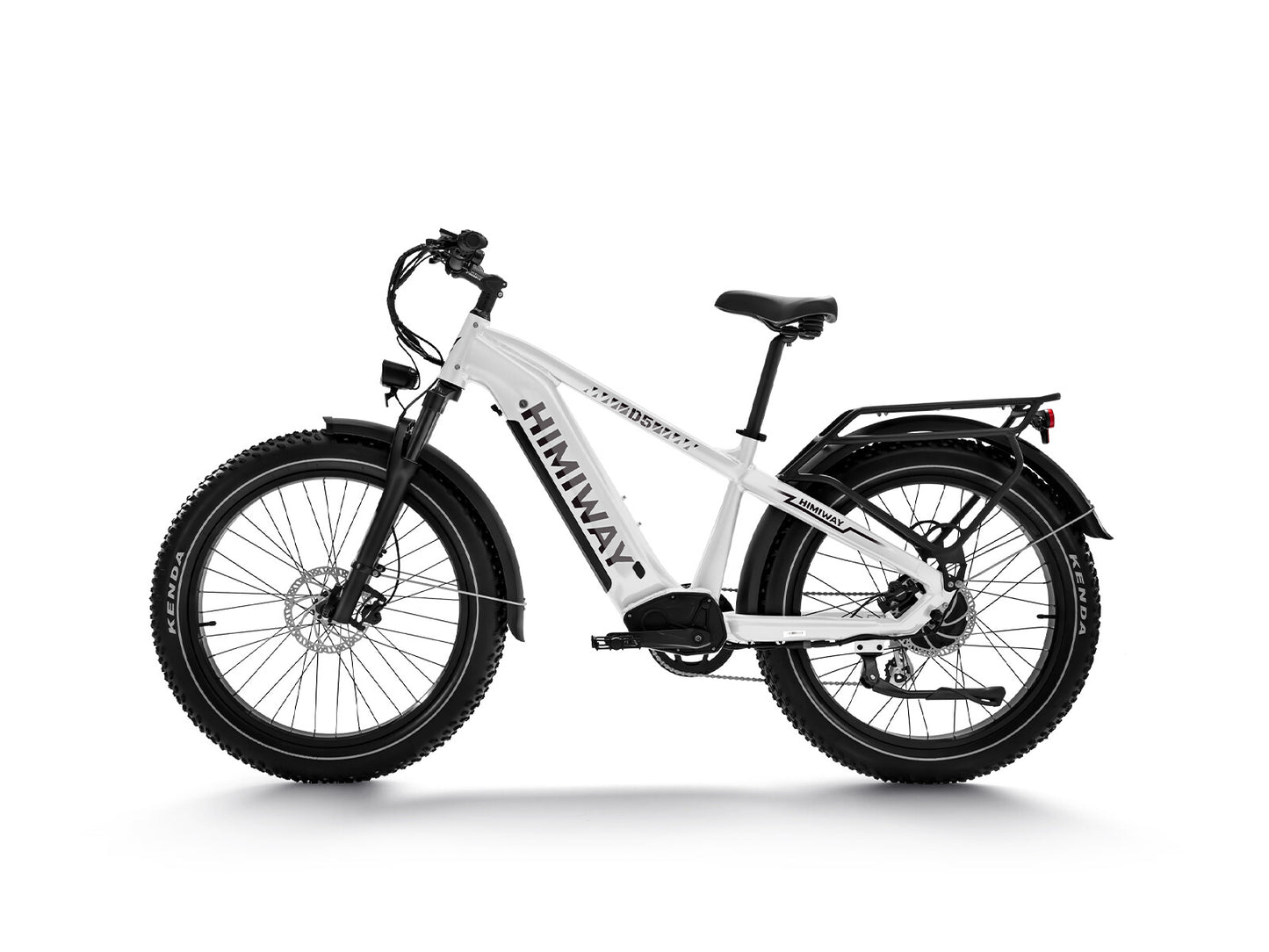 D5 ZEBRA All-terrain Electric Fat Bike-White